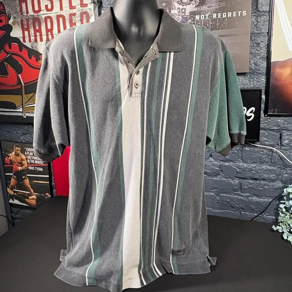 90's Vintage Levi’s SilverTab Quality Clothing Polo Shirt - Men’s M